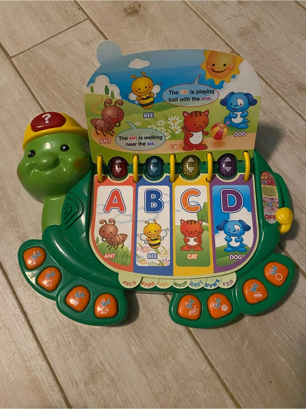 🌟 2/$15 VTech Touch & Teach Turtle - Green Interactive Learning Toy